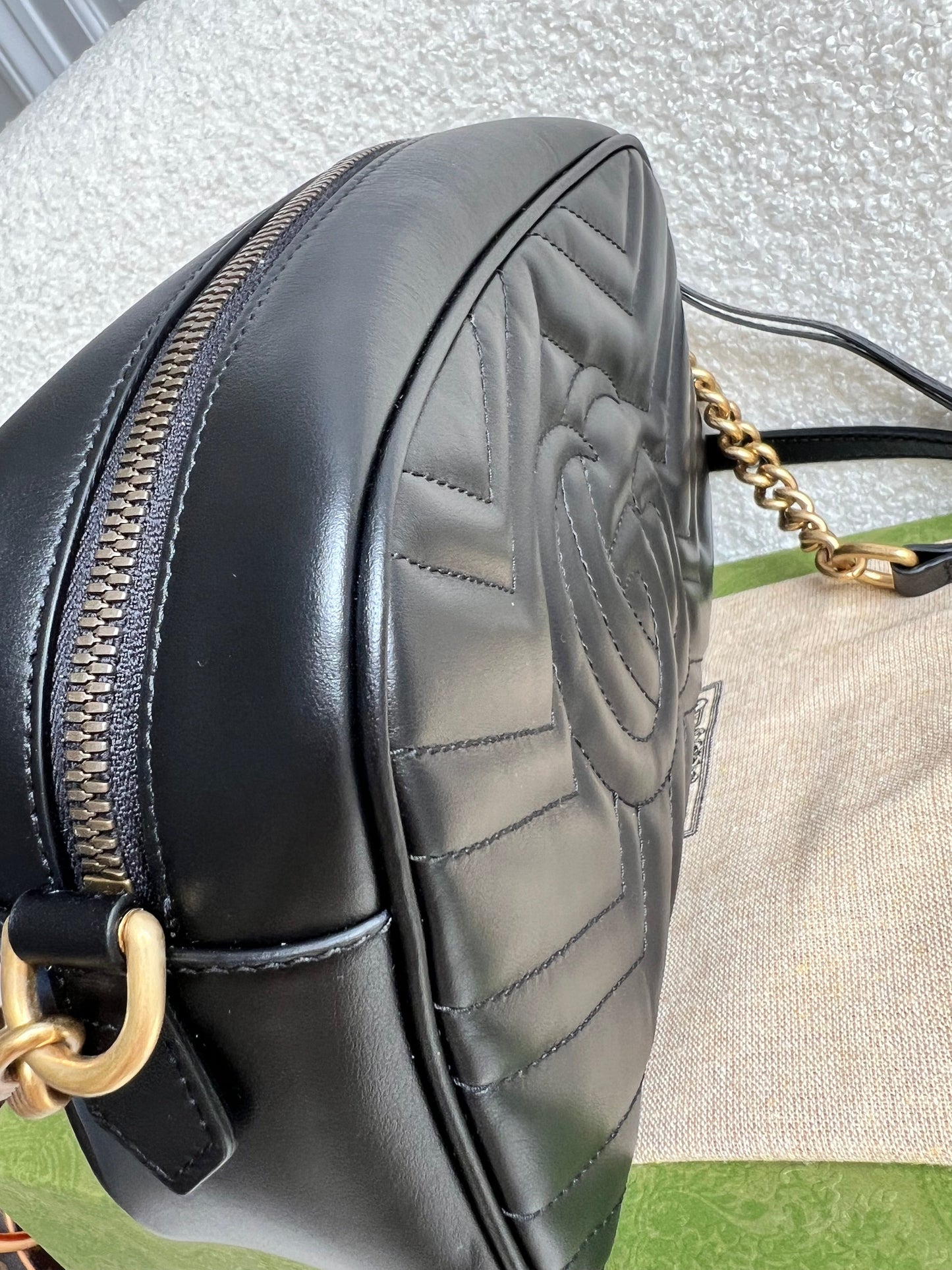 Gucci GG Black Marmont Small Shoulder Bag (RRP £1340)