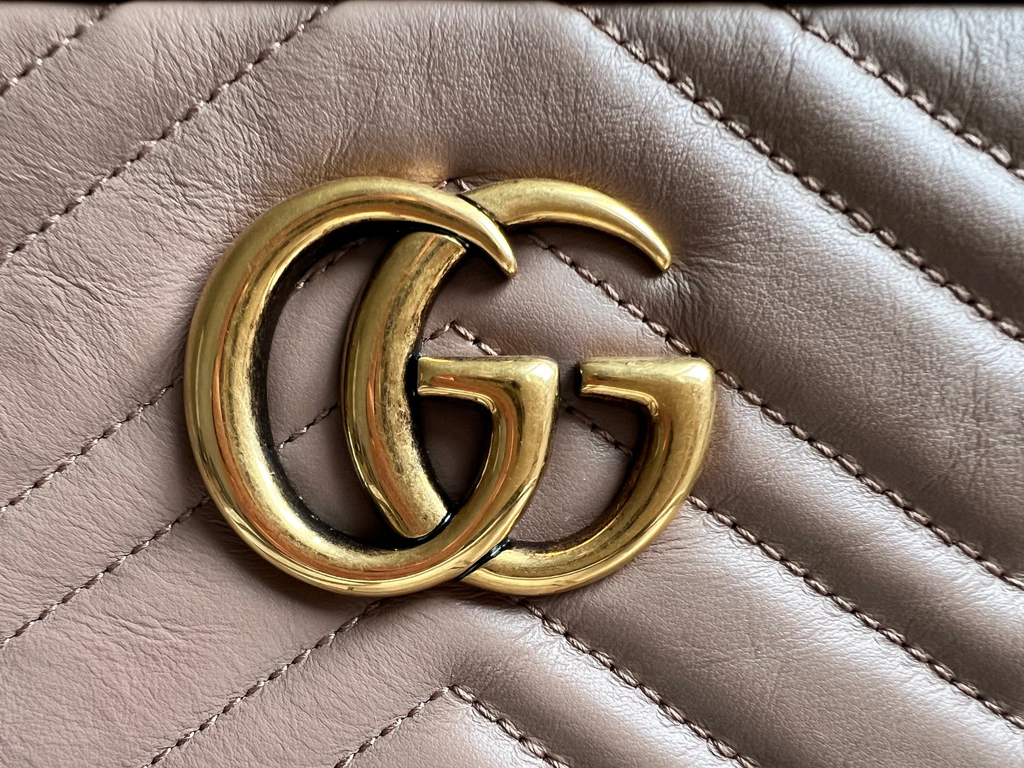 Gucci GG Marmont Dusty Pink Small Shoulder Bag (RRP £1340)