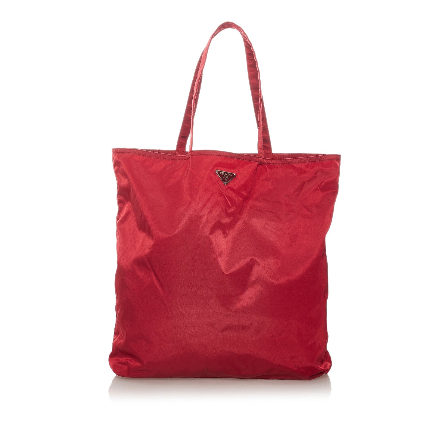 Red Prada Tessuto Robot Tote Bag