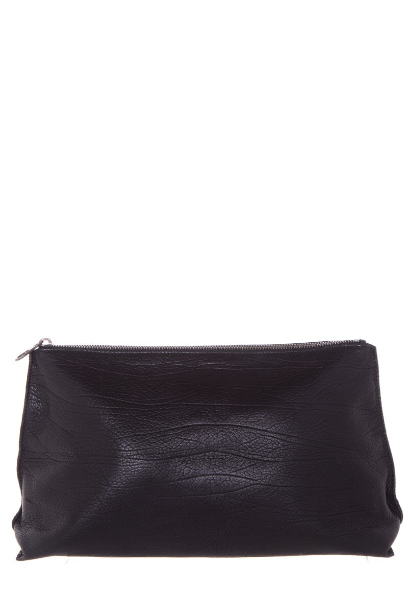 Bottega Veneta Black Leather Cosmetics Case