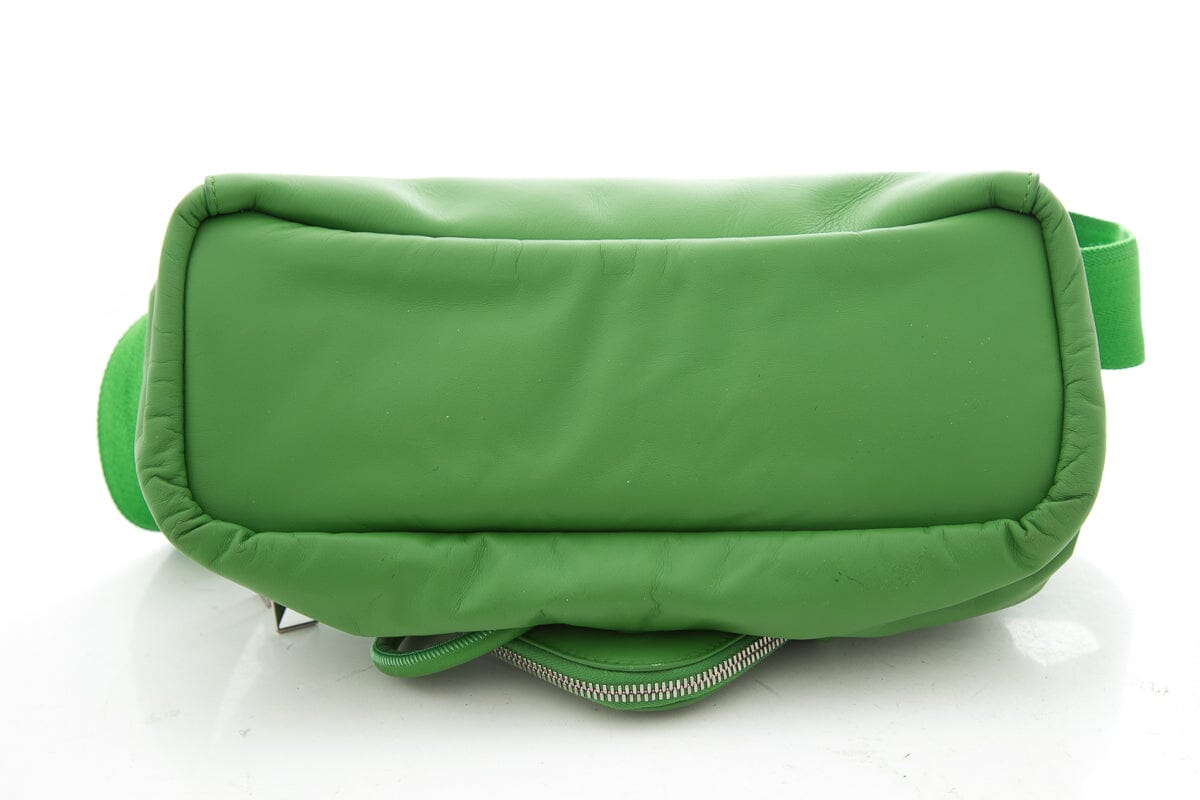 Bottega Veneta Green Beak Triangle Belt Bag