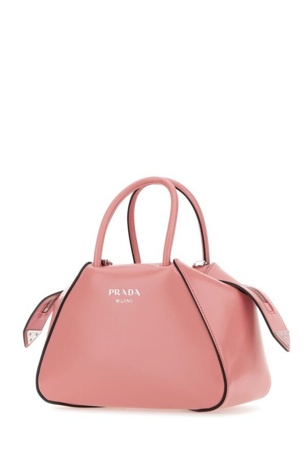 Prada Woman Pink Leather Handbag