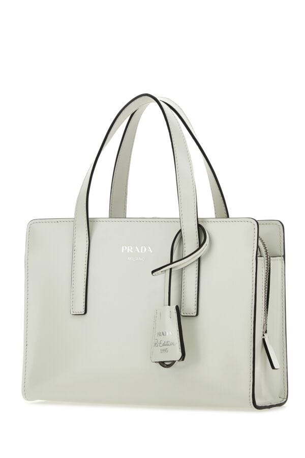 Prada Woman Ivory Leather Re-Edition 1995 Handbag