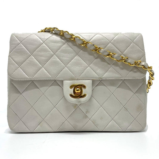 Chanel CC Mark Bag ChainShoulder Crossbody Shoulder Bag White GoldHardware