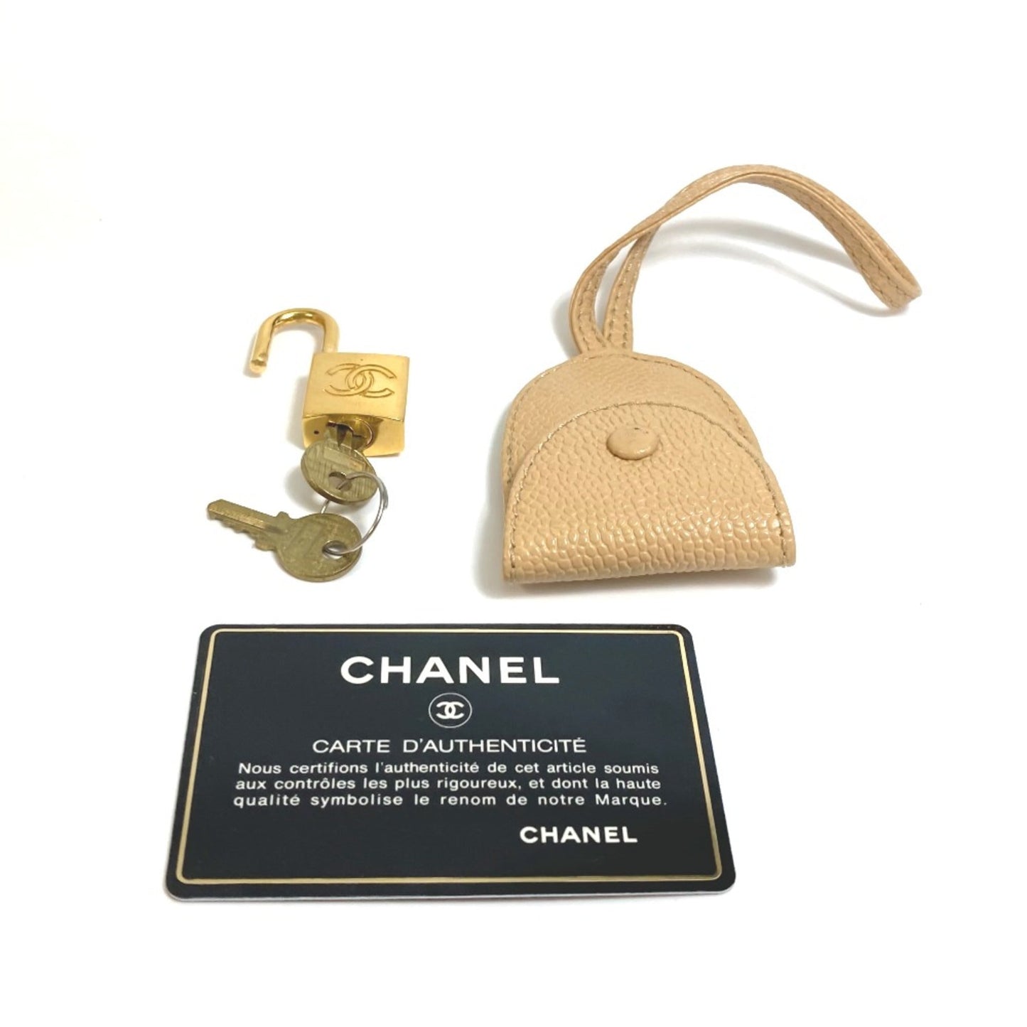 Chanel CC Mark Bag 2WAY Hand Bag Shoulder Crossbody Shoulder Bag Beige