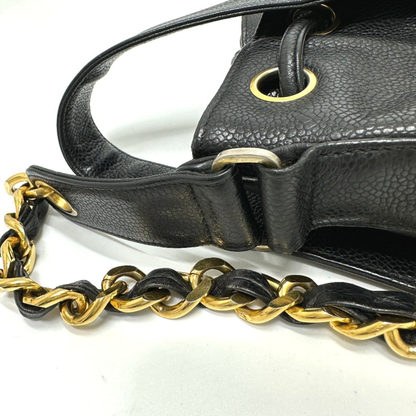 Chanel CC Mark Crossbody Chain Shoulder Bag Black