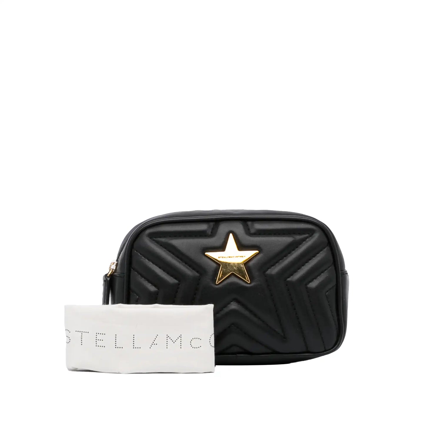 Stella McCartney Star Pouch Black Quilted Calfskin