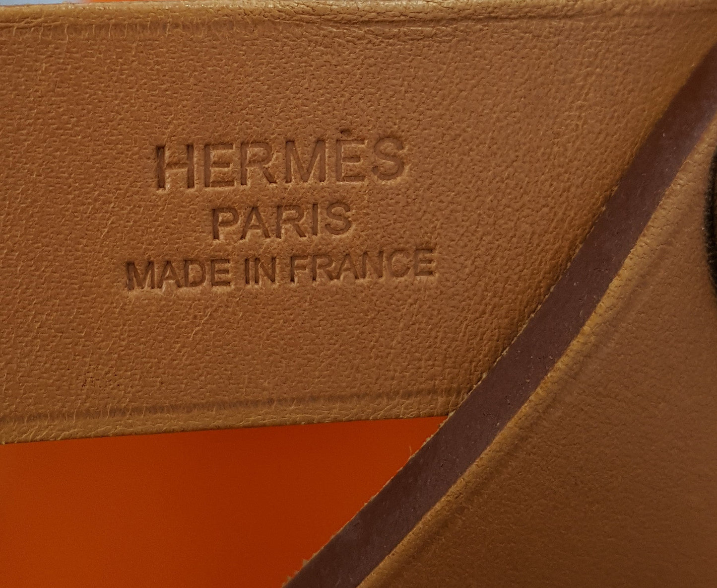 Hermes Orange Cabag Elan Tote