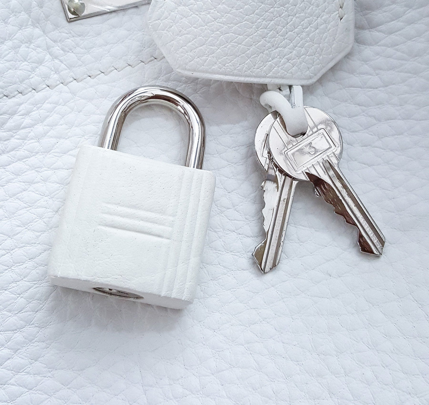 Hermes White JPG Birkin 42