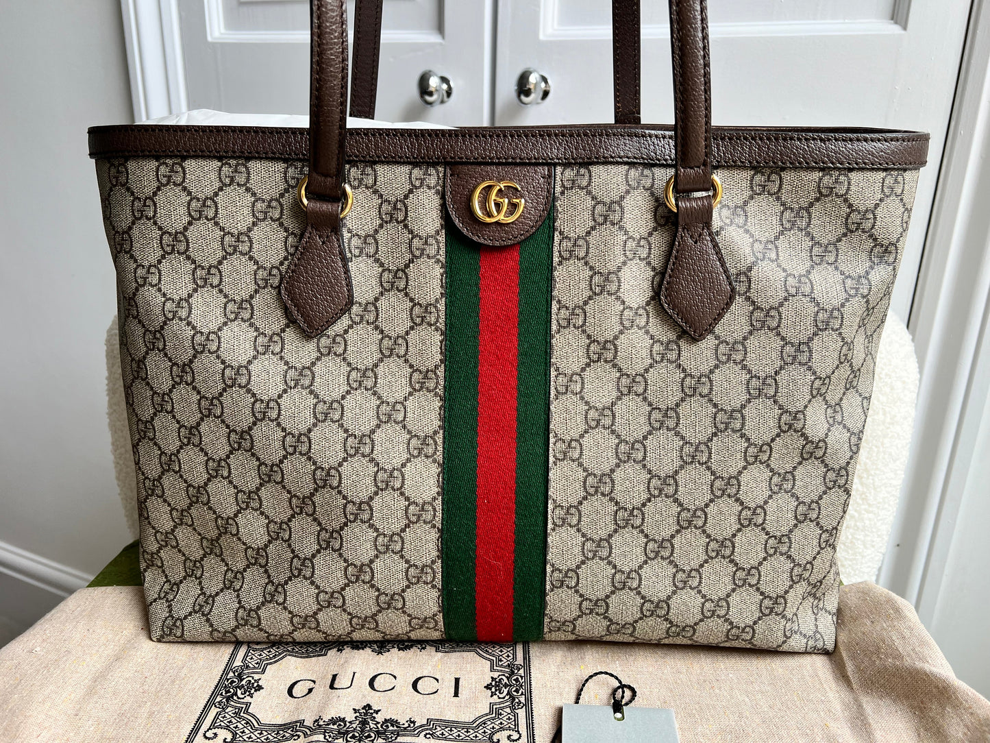 Gucci Ophidia GG Supreme Medium Tote (RRP £1310)