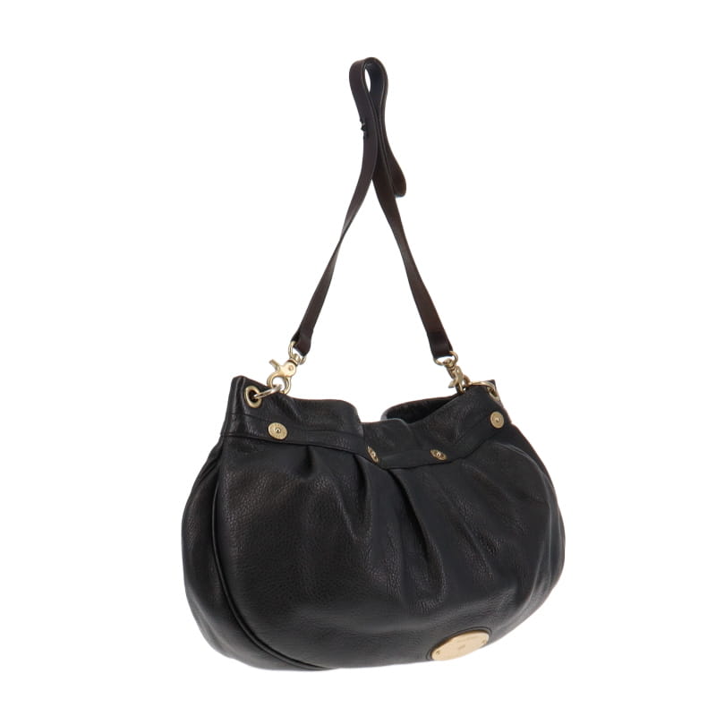 Mulberry Black East West Spongy Mitzy Hobo With Long Strap