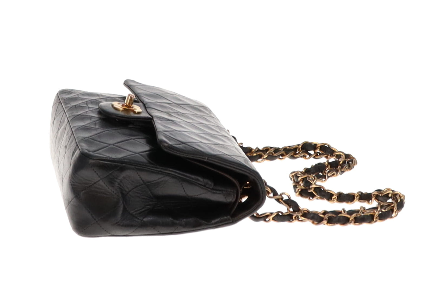 Chanel Black Classic Small Double Flap Bag (3 series) 1994/96