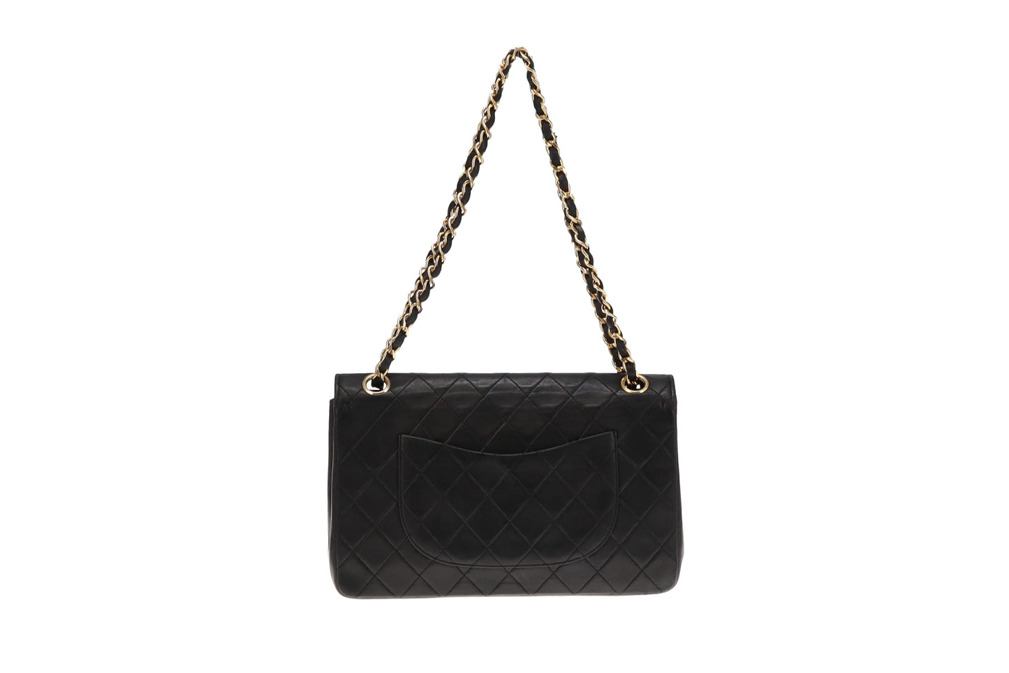 Chanel Black Classic Medium Double Flap Bag (0 series) 1986/88