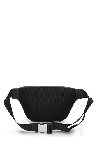 Fendi,  Black Zucca Coated Canvas Belt Bag, Black