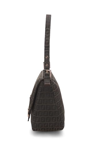 Fendi,  Brown Zucchino Canvas Mama, Brown