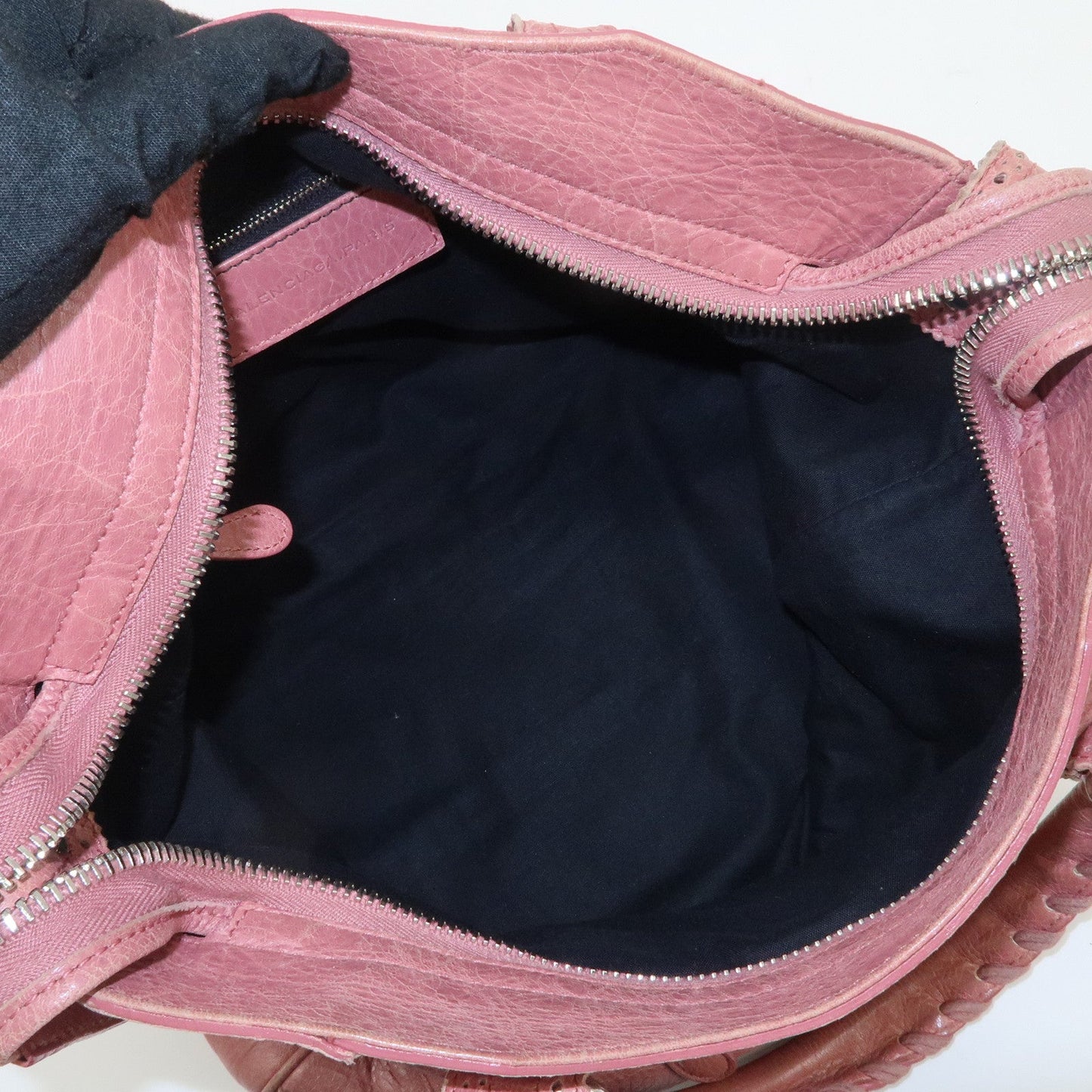 BALENCIAGA Leather Giant Velo 2Way Bag Hand Bag Pink 258045