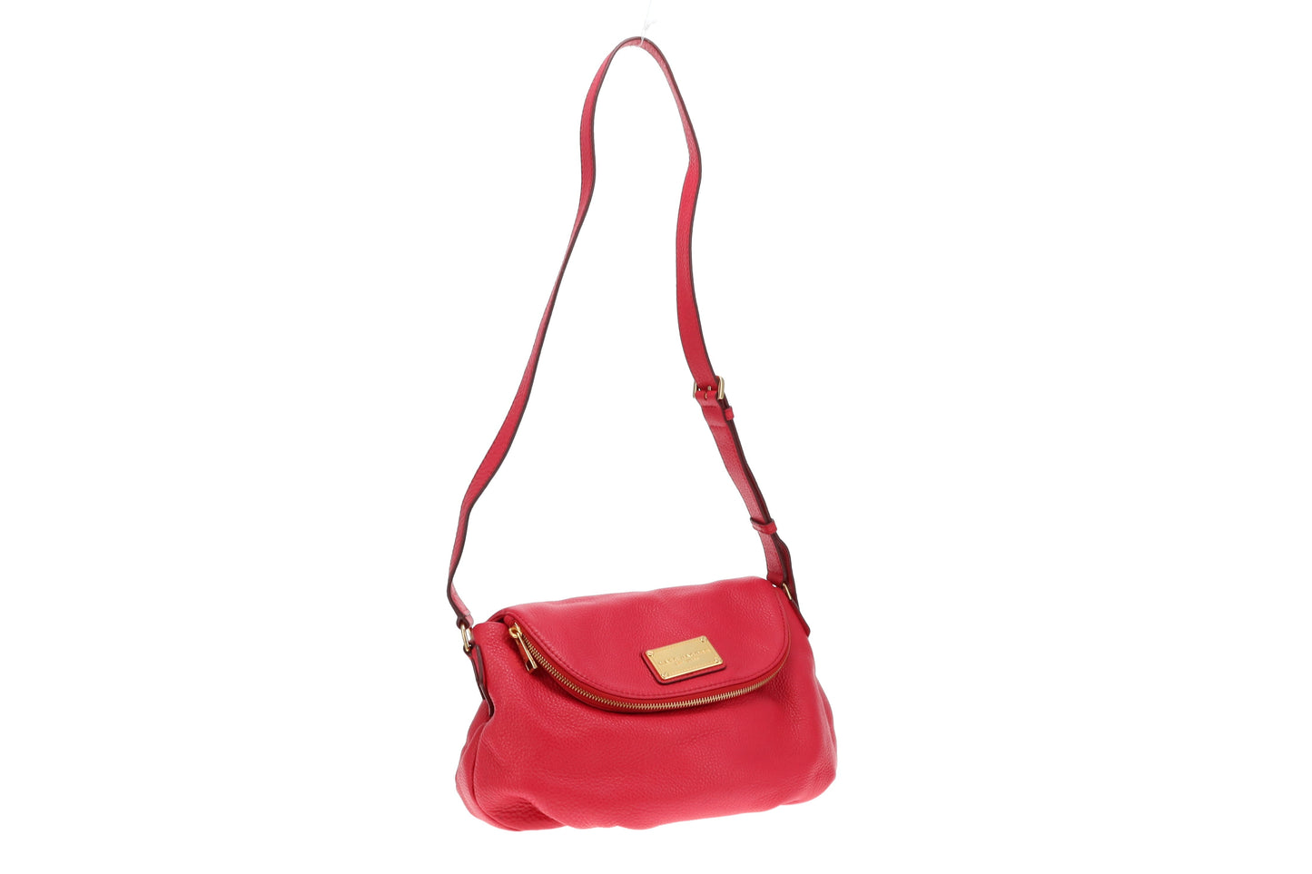 Marc Jacobs Hot Pink Leather Classic Q Natasha Crossbody