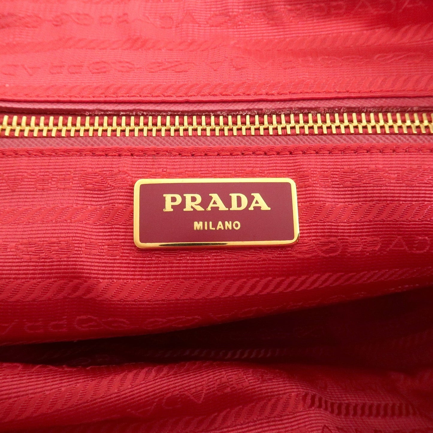 PRADA Nylon Leather Chain Shoulder Bag Pink BR4965