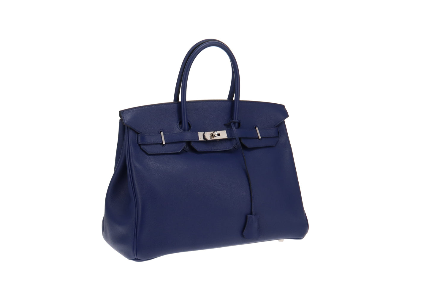 Hermes Birkin 35 Blue Saphire Taurillion Novillo Sea Surf Fun Interior Palladium Hardware (2018)