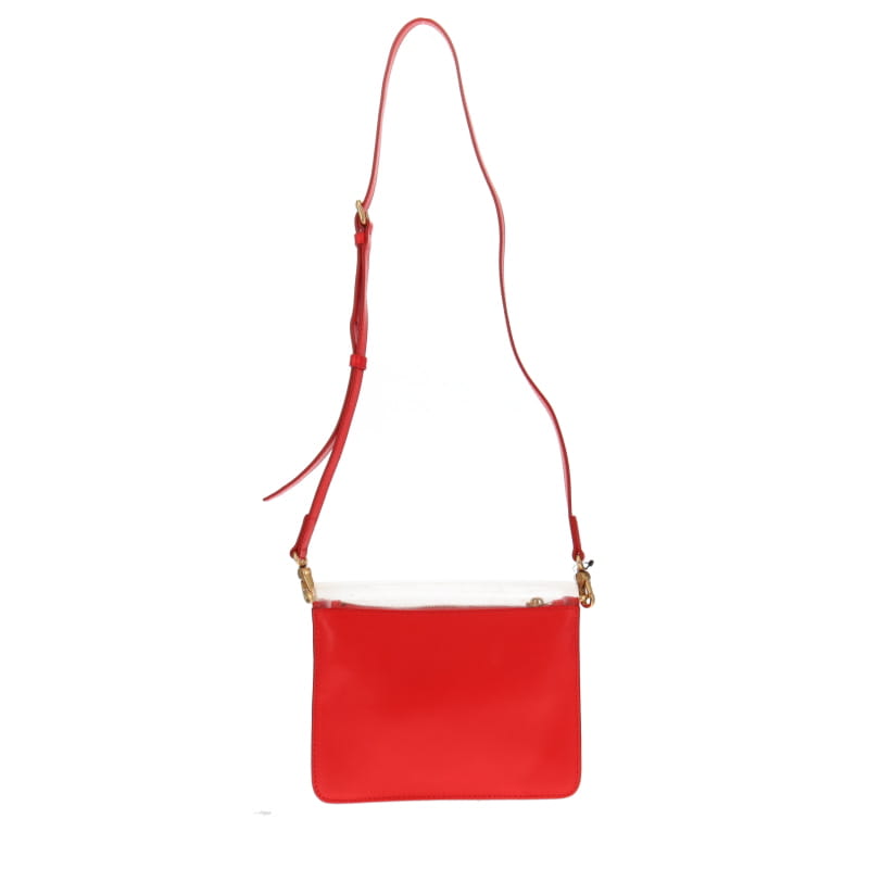 Marc By Marc Jacobs Clearly Red Leather/Perspex Crossbody Bag