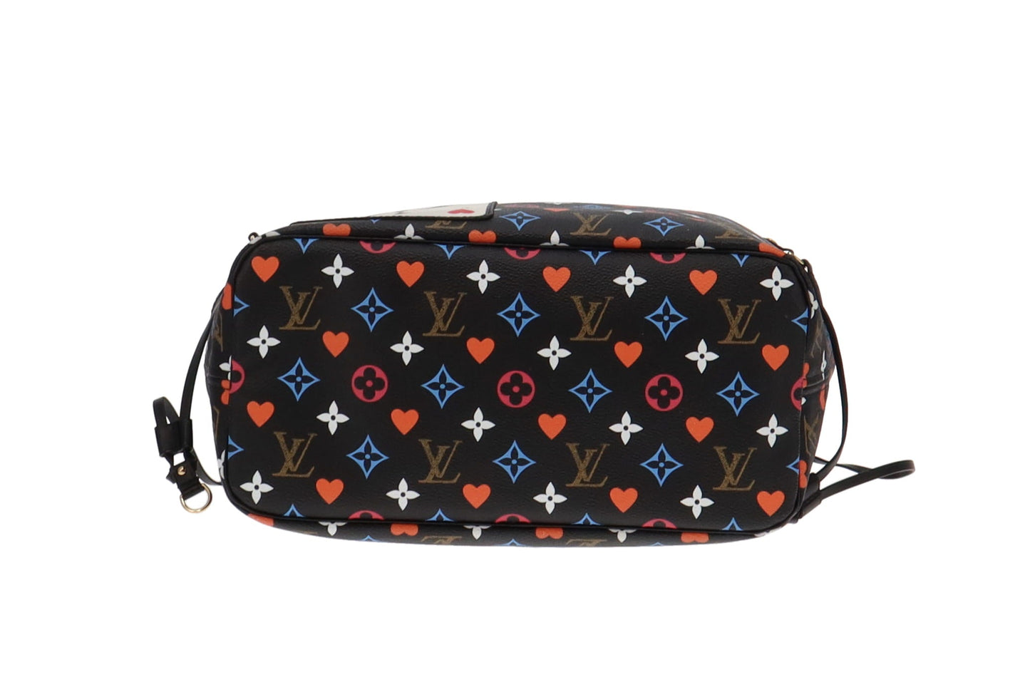 Louis Vuitton Black Multi Colour Game On Neverfull MM GI5200