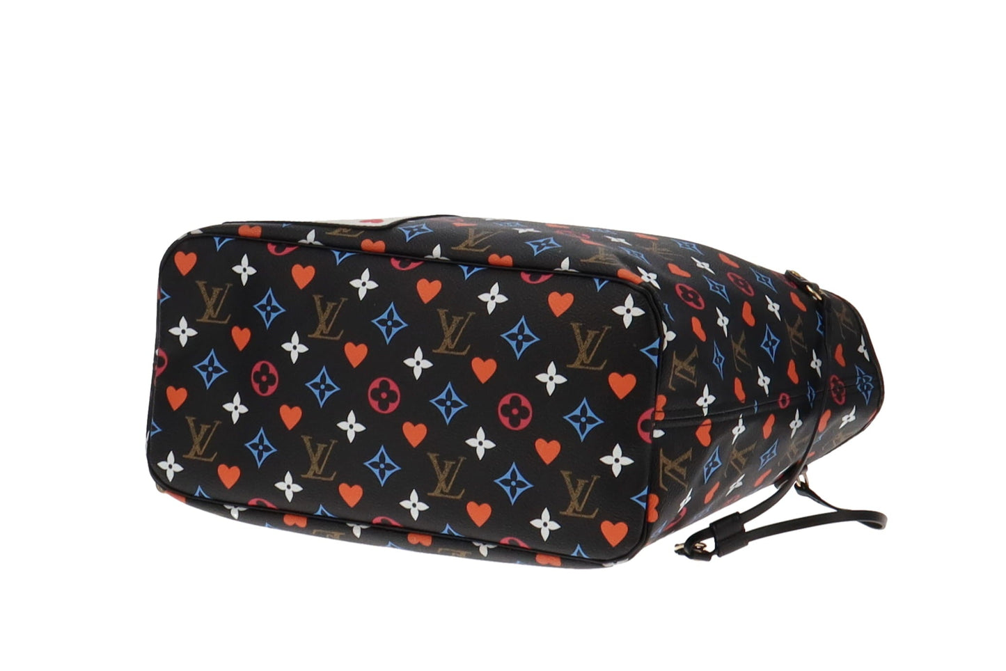 Louis Vuitton Black Multi Colour Game On Neverfull MM GI5200