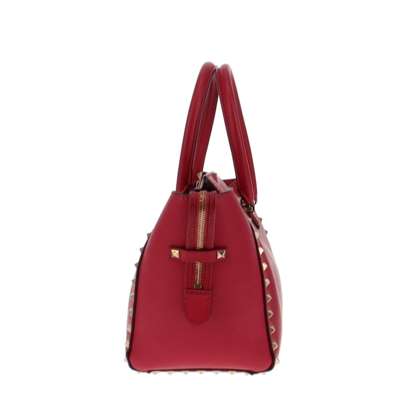 Valentino Rockstud Tote Pink Small