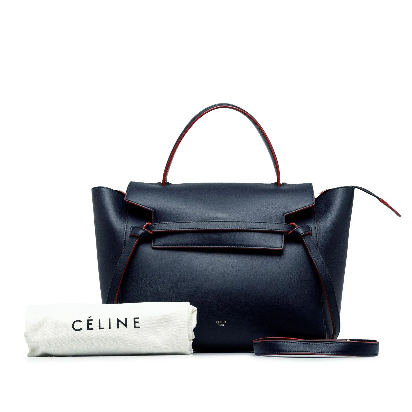 Celine Belt Bag Mini Blue Calfskin