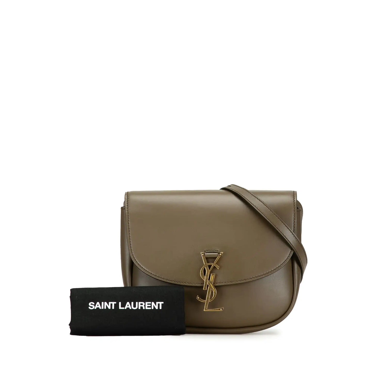 Yves Saint Laurent Monogram Kaia Crossbody Medium Green