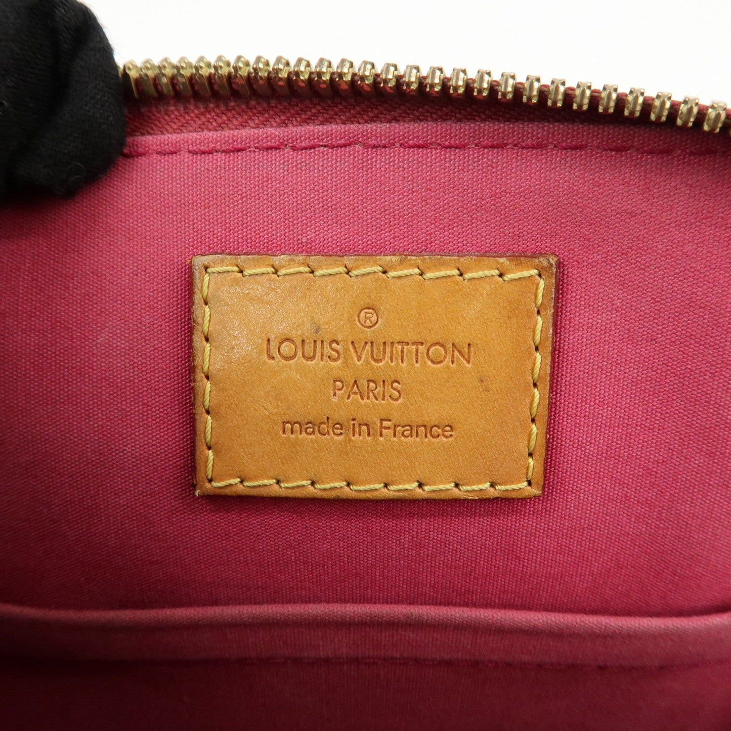 Louis Vuitton Monogram Vernis Alma BB Hand Bag Rose M91171