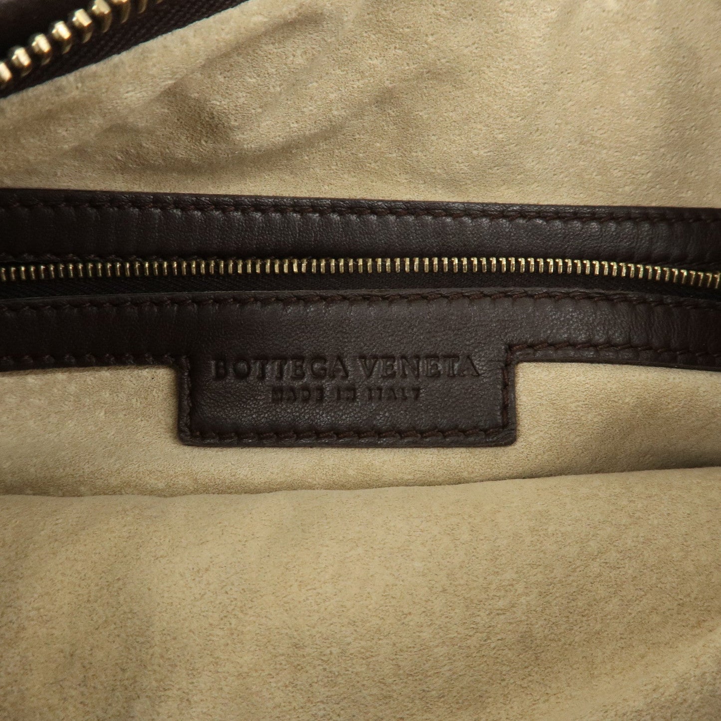 BOTTEGA VENETA Hobo Intrecciato Leather Shoulder Bag Brown 115653