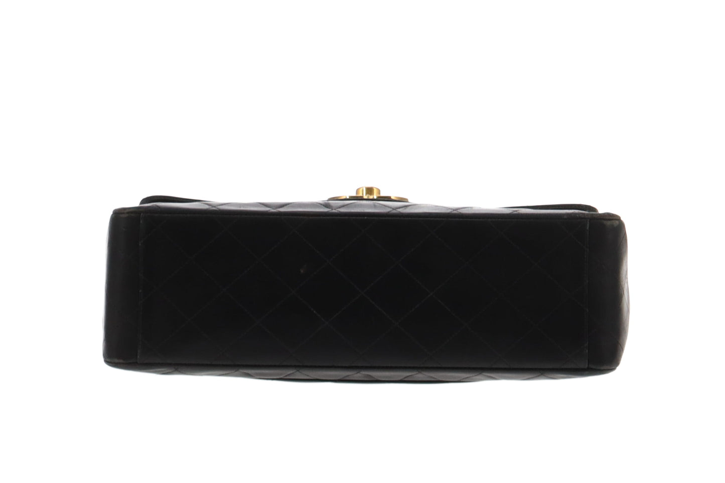 Chanel Classic Black Lambskin Vintage Maxi Single Flap Bag 1994/96