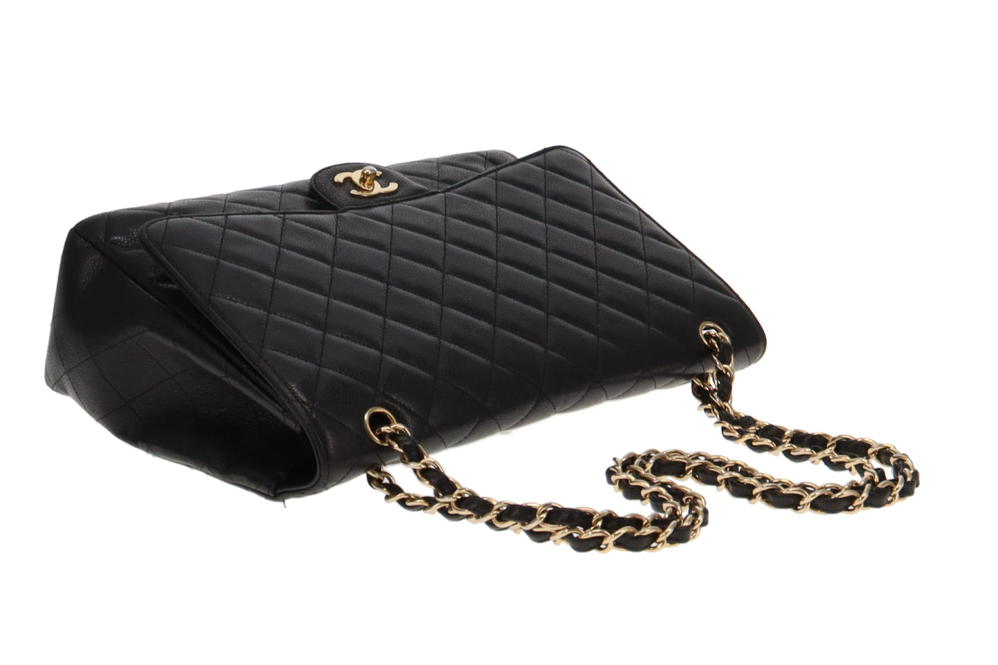 Chanel Vintage Caviar Single Flap Maxi Classic