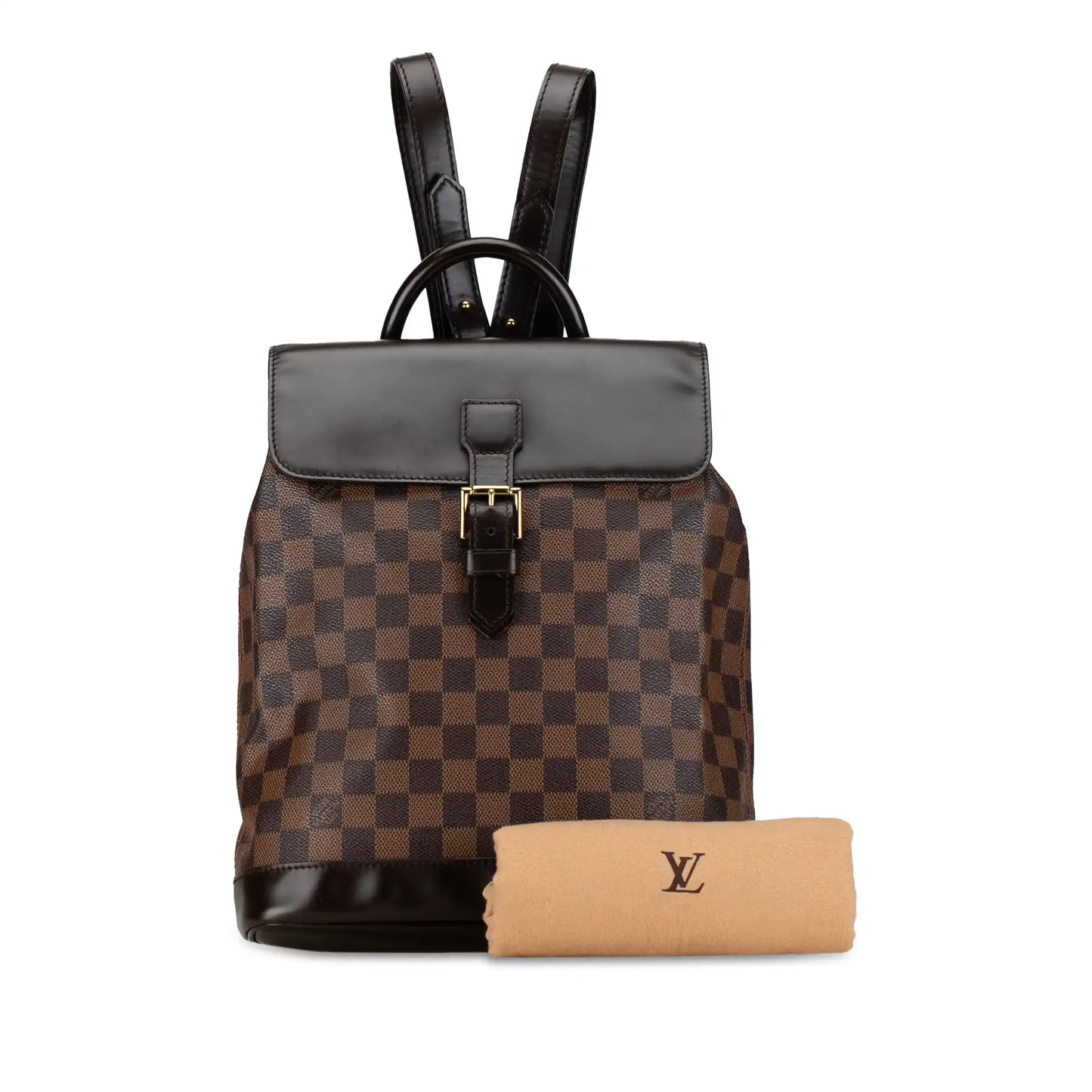 Louis Vuitton Soho Backpack Damier Ebene Canvas