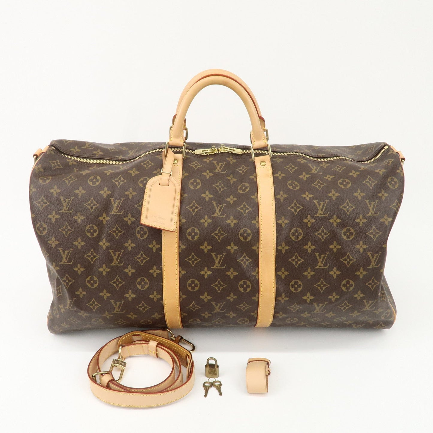 Louis Vuitton Monogram Keep All Bandouliere 60 Bag M41412