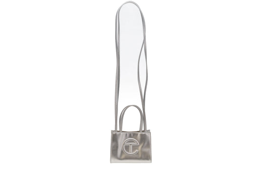 Telfar Silver Small Shopper