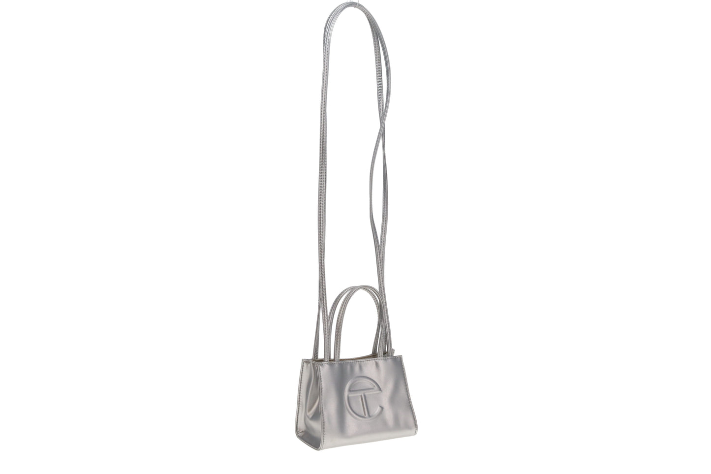 Telfar Silver Small Shopper