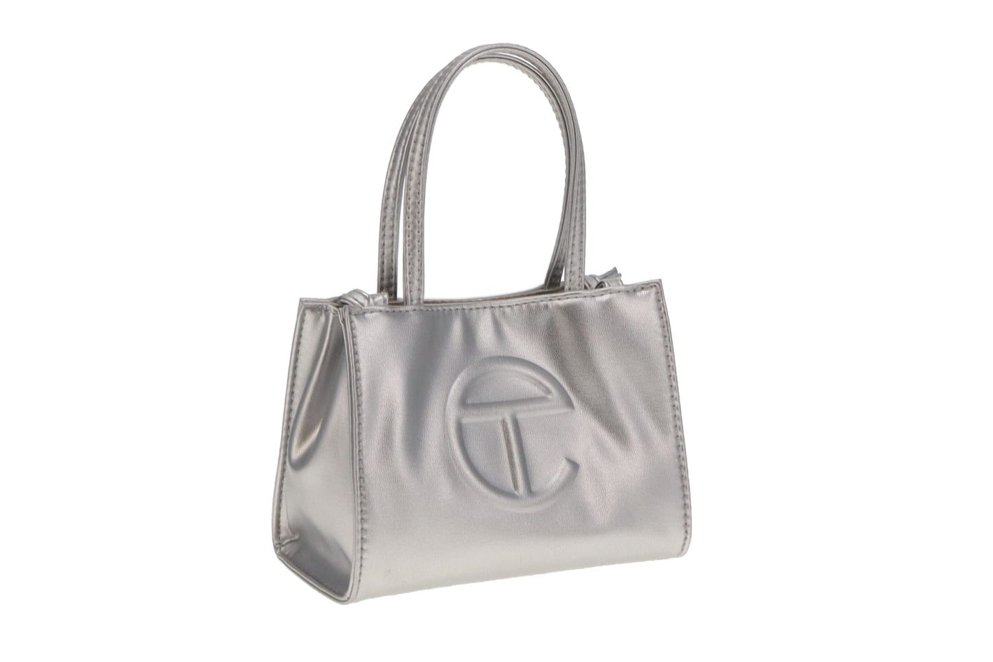 Telfar Silver Small Shopper