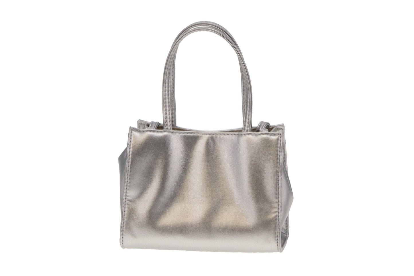 Telfar Silver Small Shopper