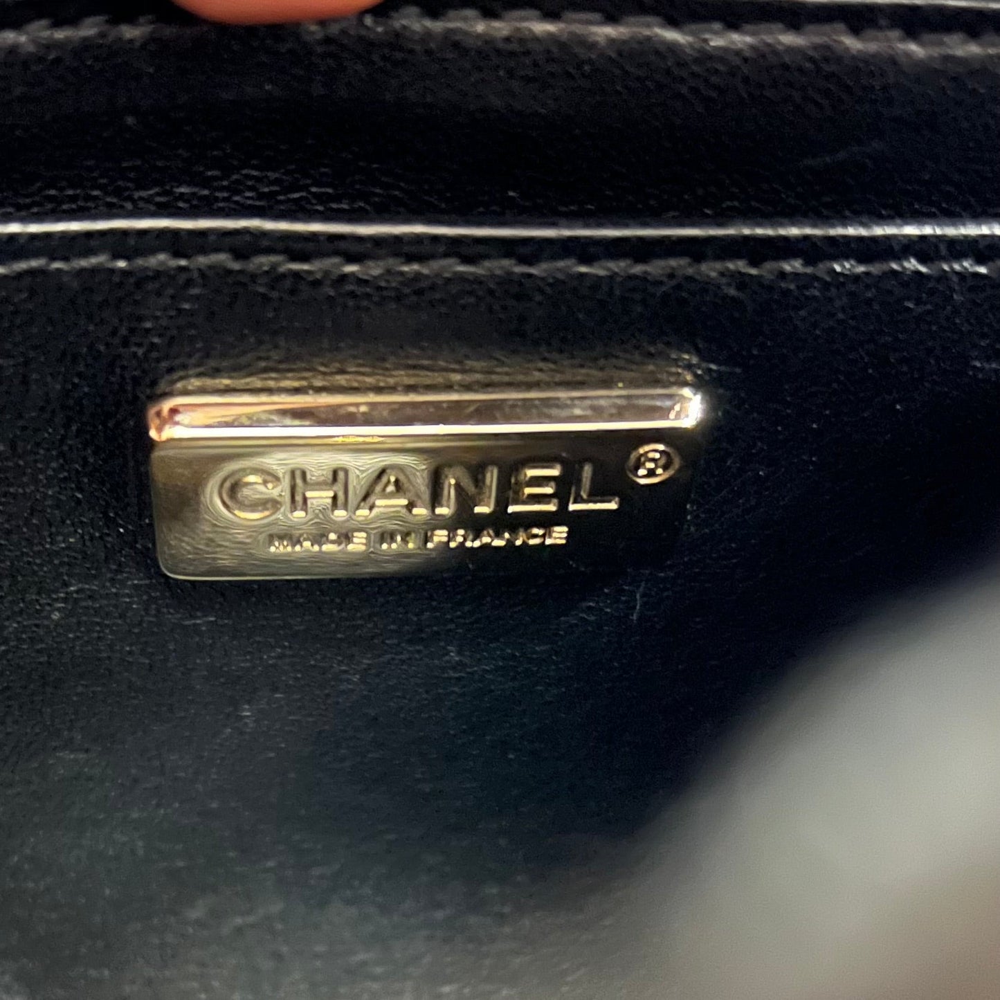 CHANEL Flap Black Rabbit Fur Shoulder Bag