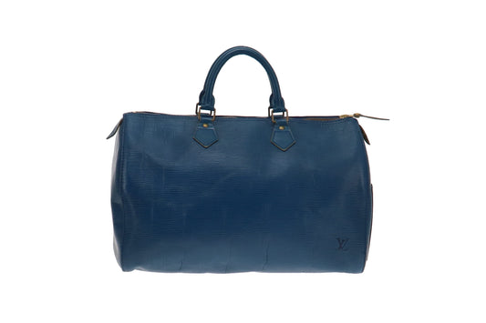 Louis Vuitton Toledo Blue Epi Speedy 35 VI1912