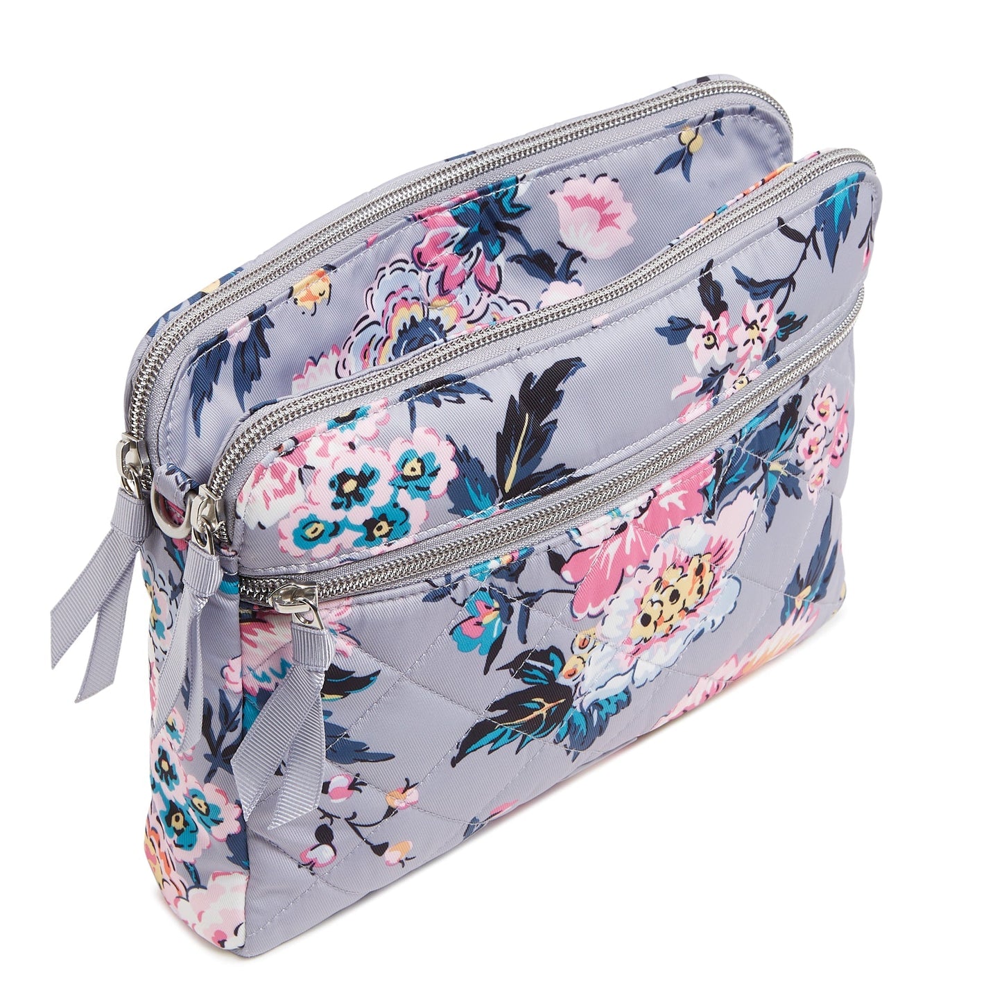 Triple Compartment Crossbody Bag