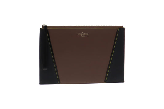 Louis Vuitton W Pochette Cuir Orfevre Veau Cachemire