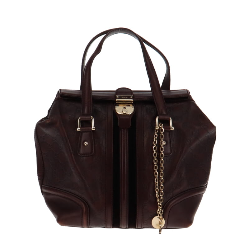 Gucci Brown Guccissima Treasure Shoulder Bag