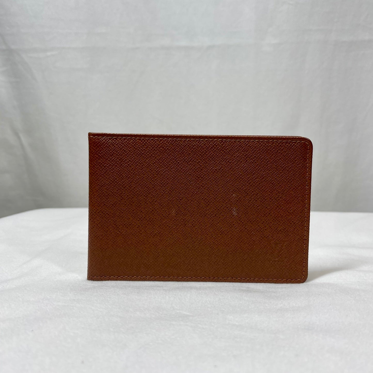 TS3695 LOUIS VUITTON Brown Taiga Men's Wallet Set