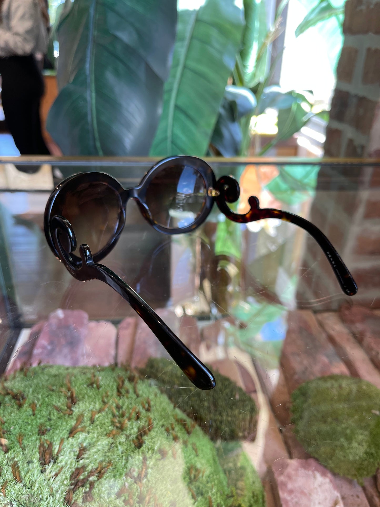 Prada Spr27n Baroque Swirl Sunglasses