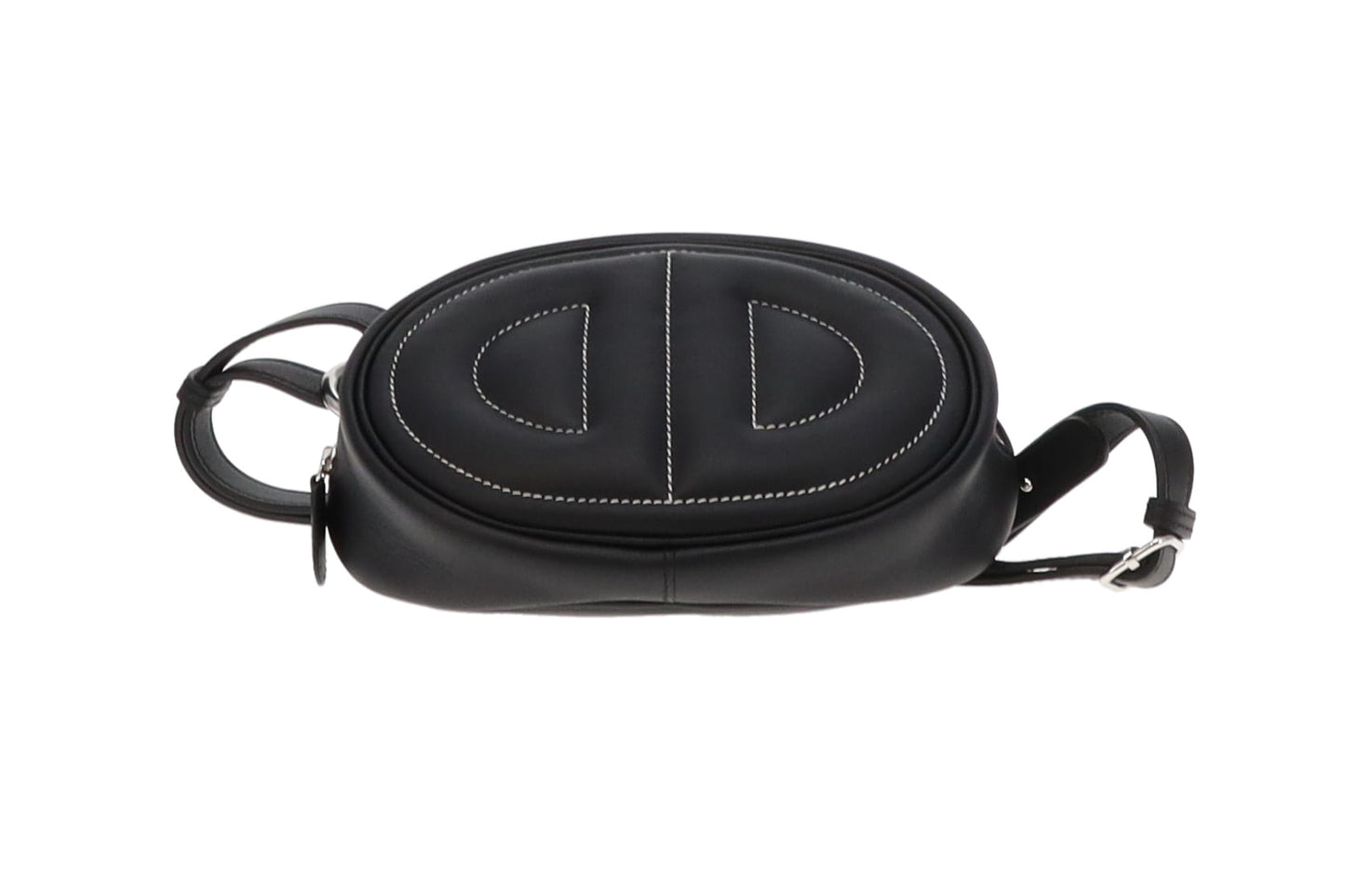 Hermes Noir Leather In The Loop Belt Bag 2023