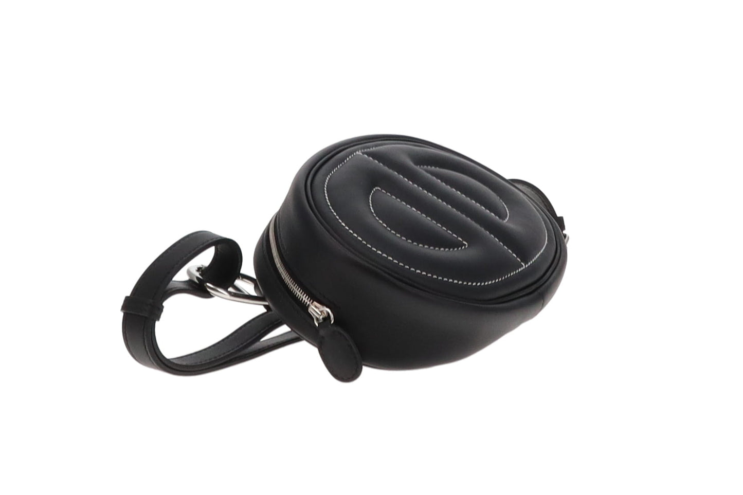 Hermes Noir Leather In The Loop Belt Bag 2023