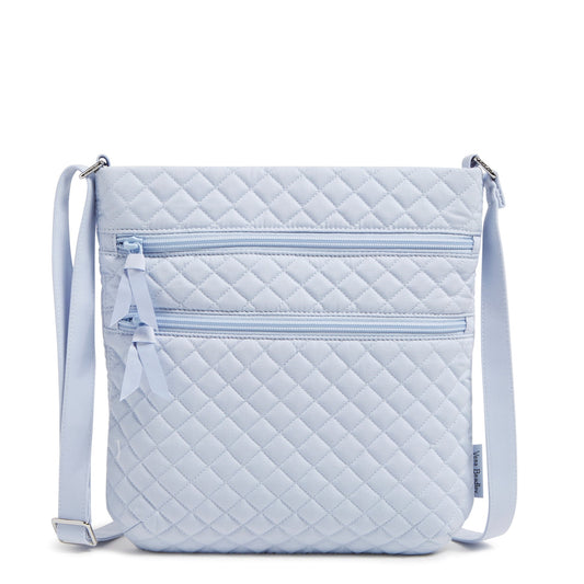 Triple Zip Hipster Crossbody Bag