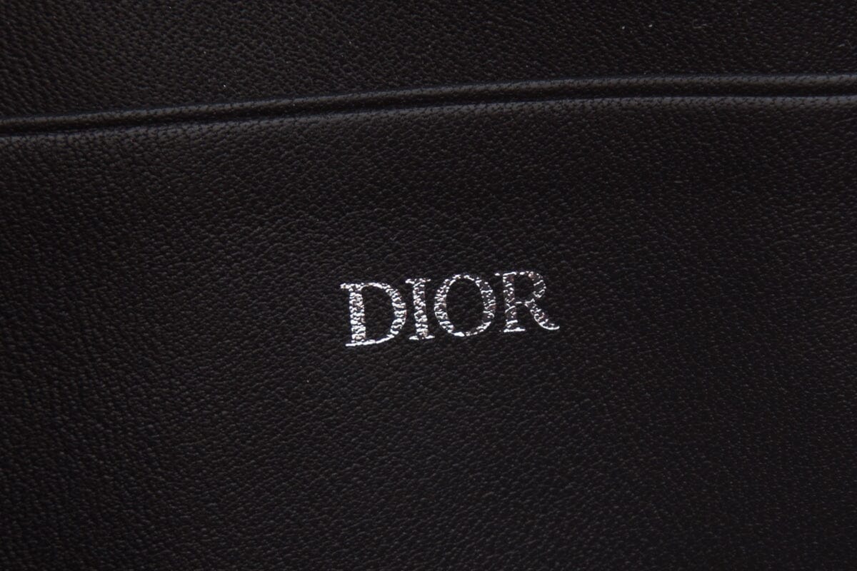 Dior Black Nylon Oblique Pouch Cross-Body